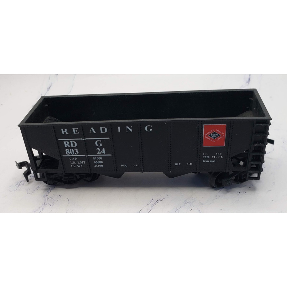 Life-Like HO Reading Railroad RDG 80324 2-bay Open Hopper Freight Train Car